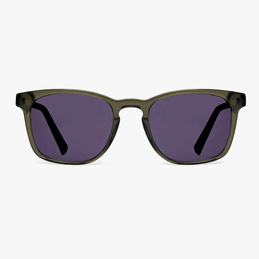 Osta Baker Shiny Olive Sunglasses - Luxreaders.fi