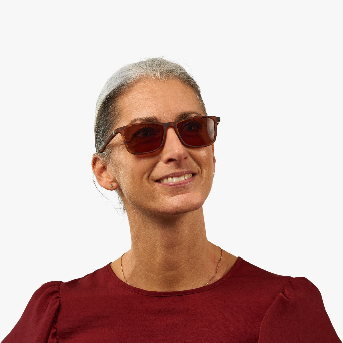 Luxreaders stylish København Turtle Sunglasses. Made from Rubber in a Square shape.