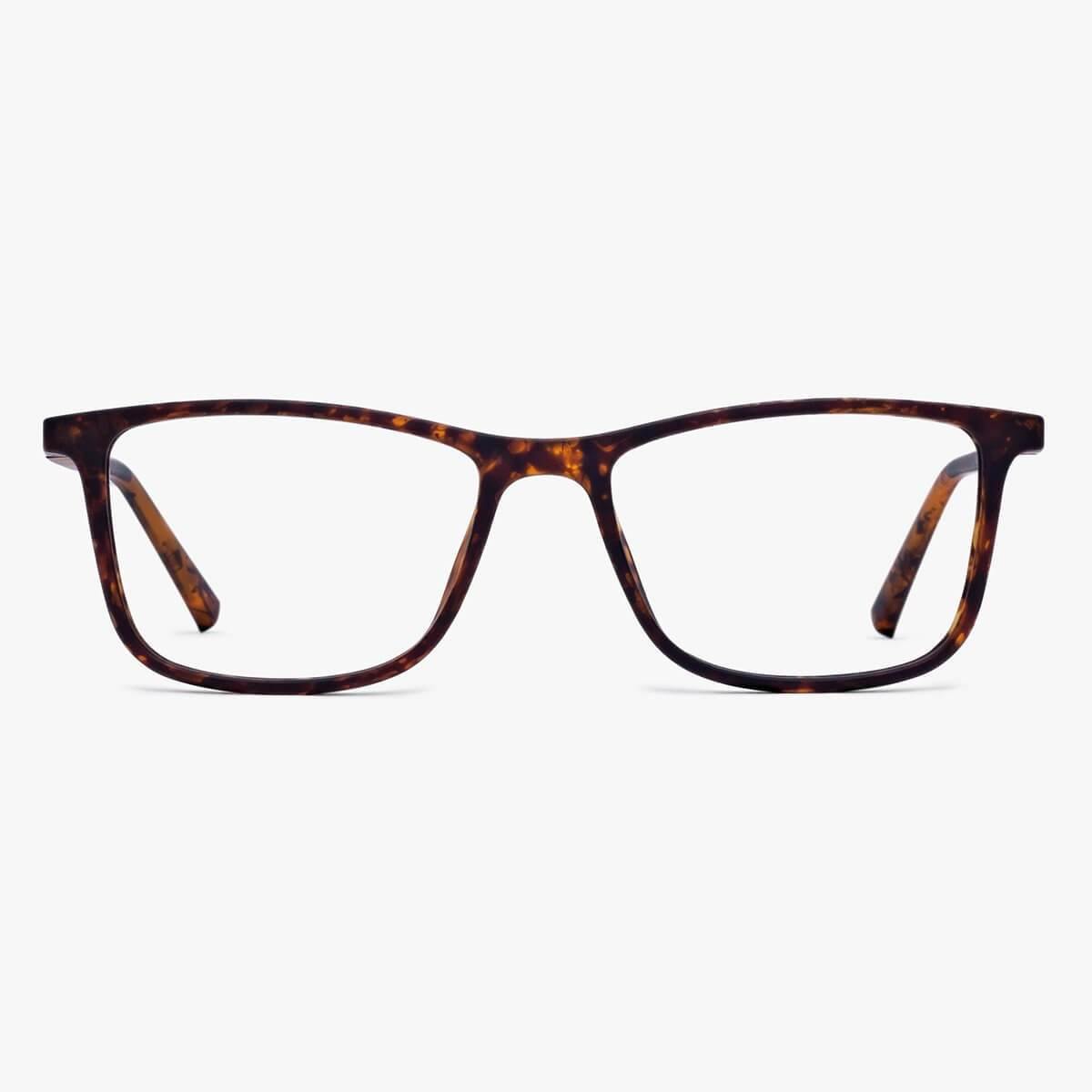 Luxreaders stylish Women's Skagen Turtle Blue light glasses. Made from Rubber in a Rectangle shape.