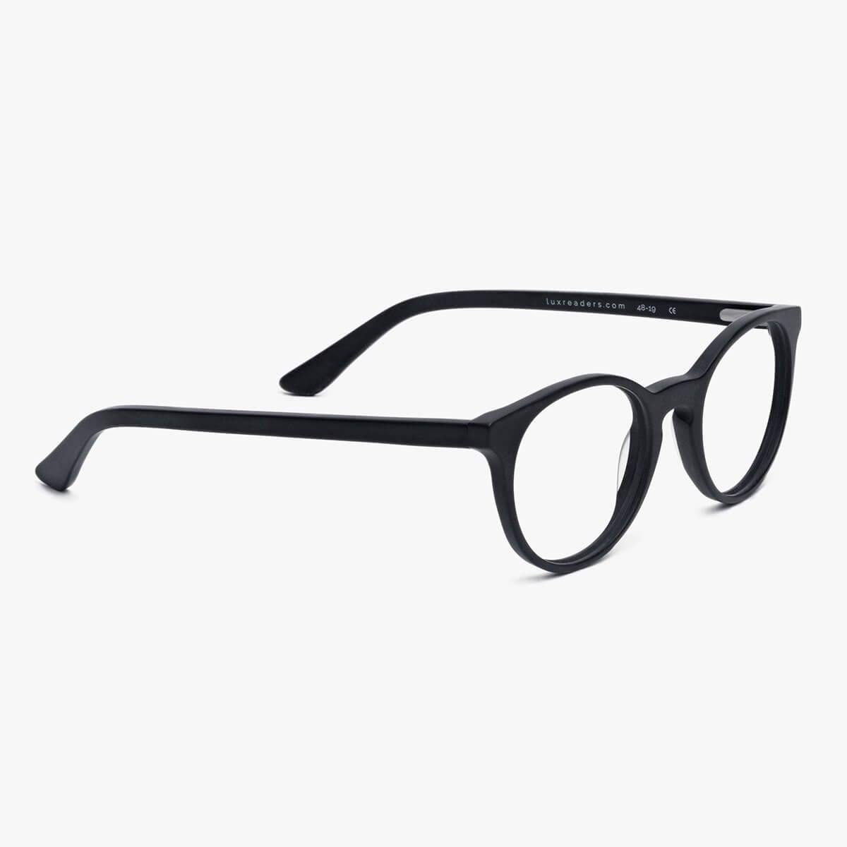Luxreaders stylish Men's Örebro Black Blue light glasses. Made from Acetate in a Iconic shape.