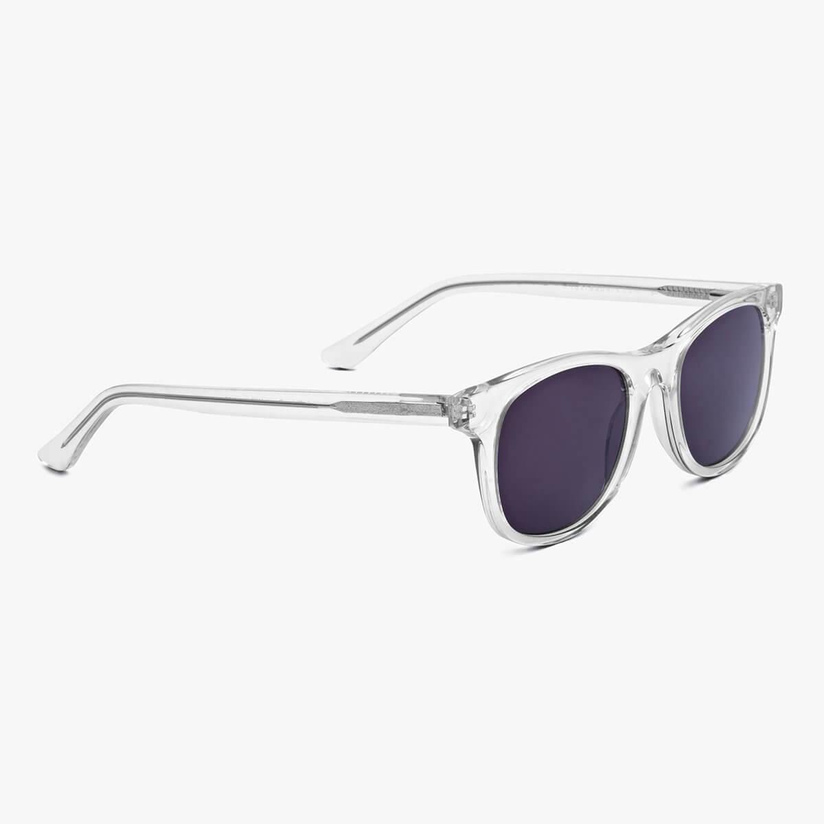 Luxreaders stylish Women's Malmö Crystal White Sunglasses. Made from Acetate in a Square shape.