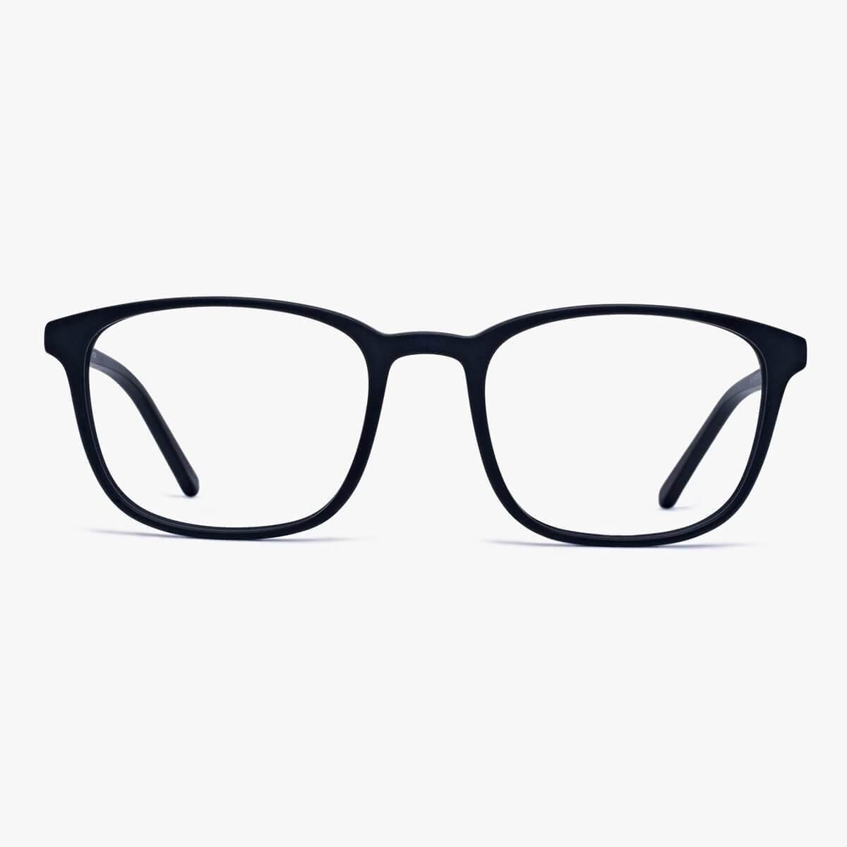 Ebeltoft Black square black-frame glasses