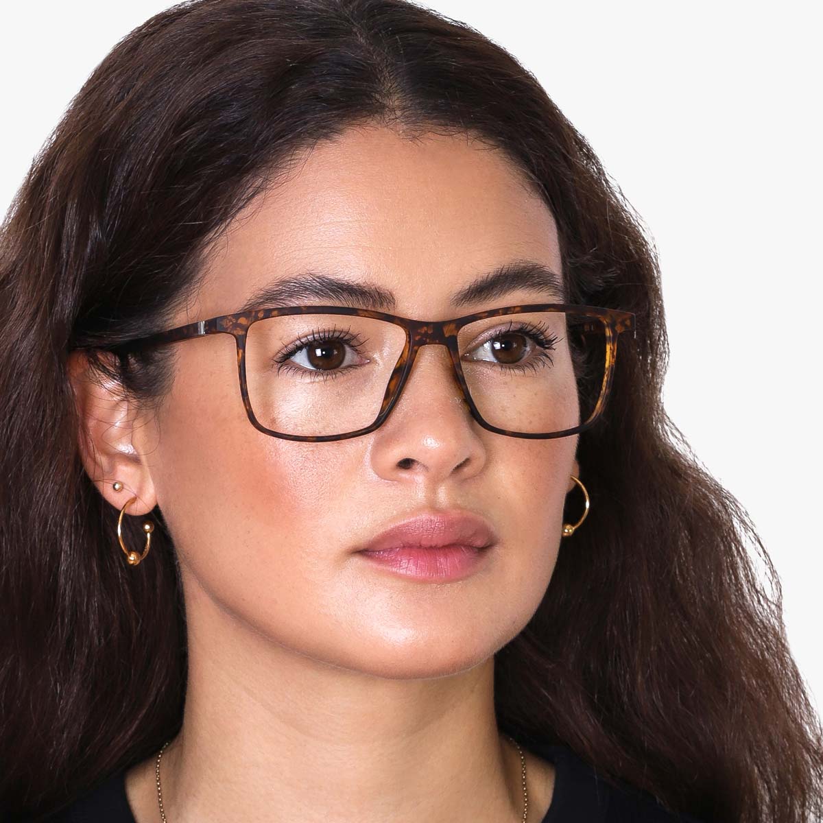 Luxreaders stylish København Light Turtle Reading glasses. Made from Rubber in a Square shape.