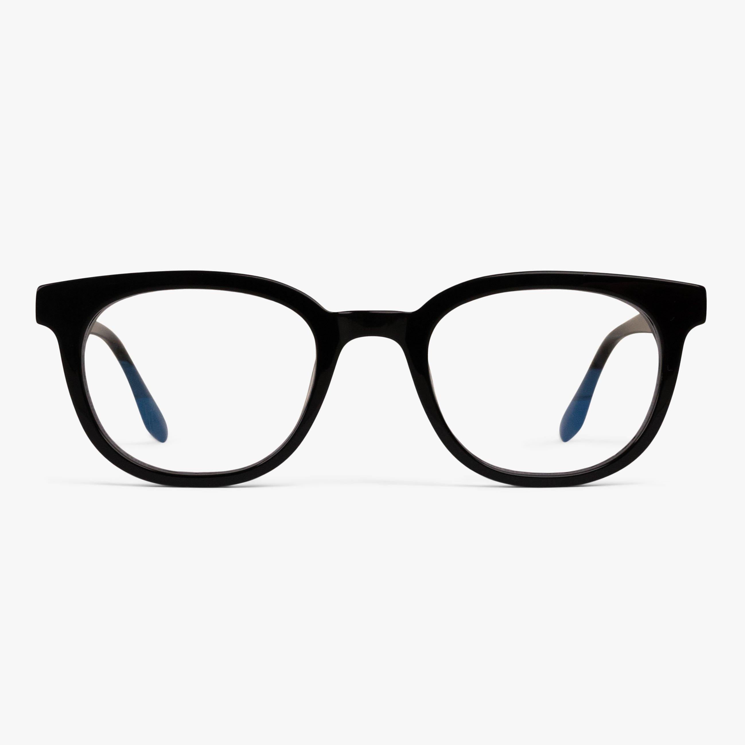 Women's Borås Black eyeglasses with a classic black frame