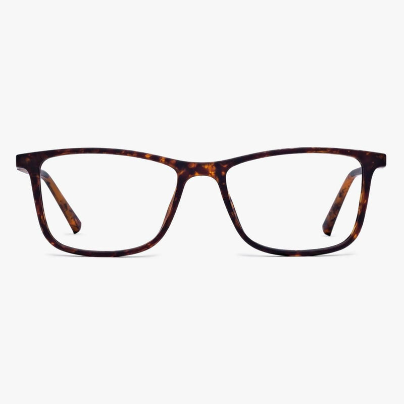 Tortoise shell square reading glasses