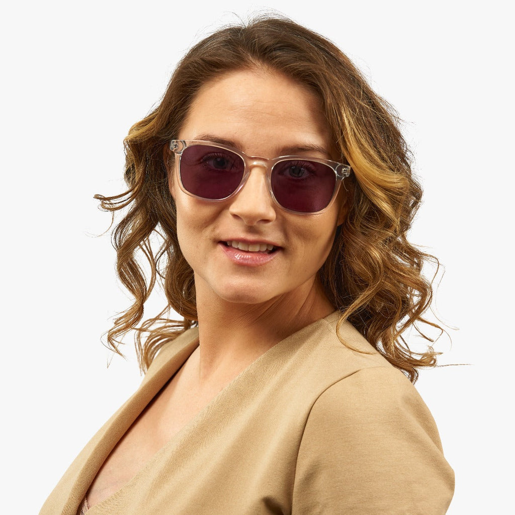 Women's Baker Crystal White Sunglasses - Luxreaders.fi