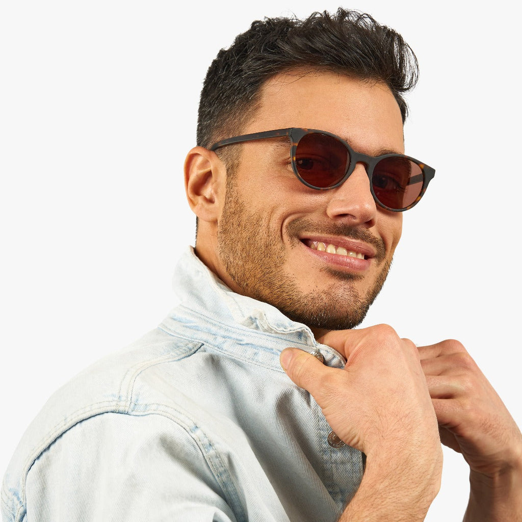 Men's Cole Dark Turtle Sunglasses - Luxreaders.fi