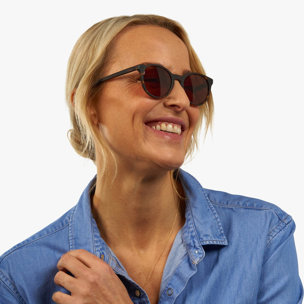 Women's Cole Dark Turtle Sunglasses - Luxreaders.fi