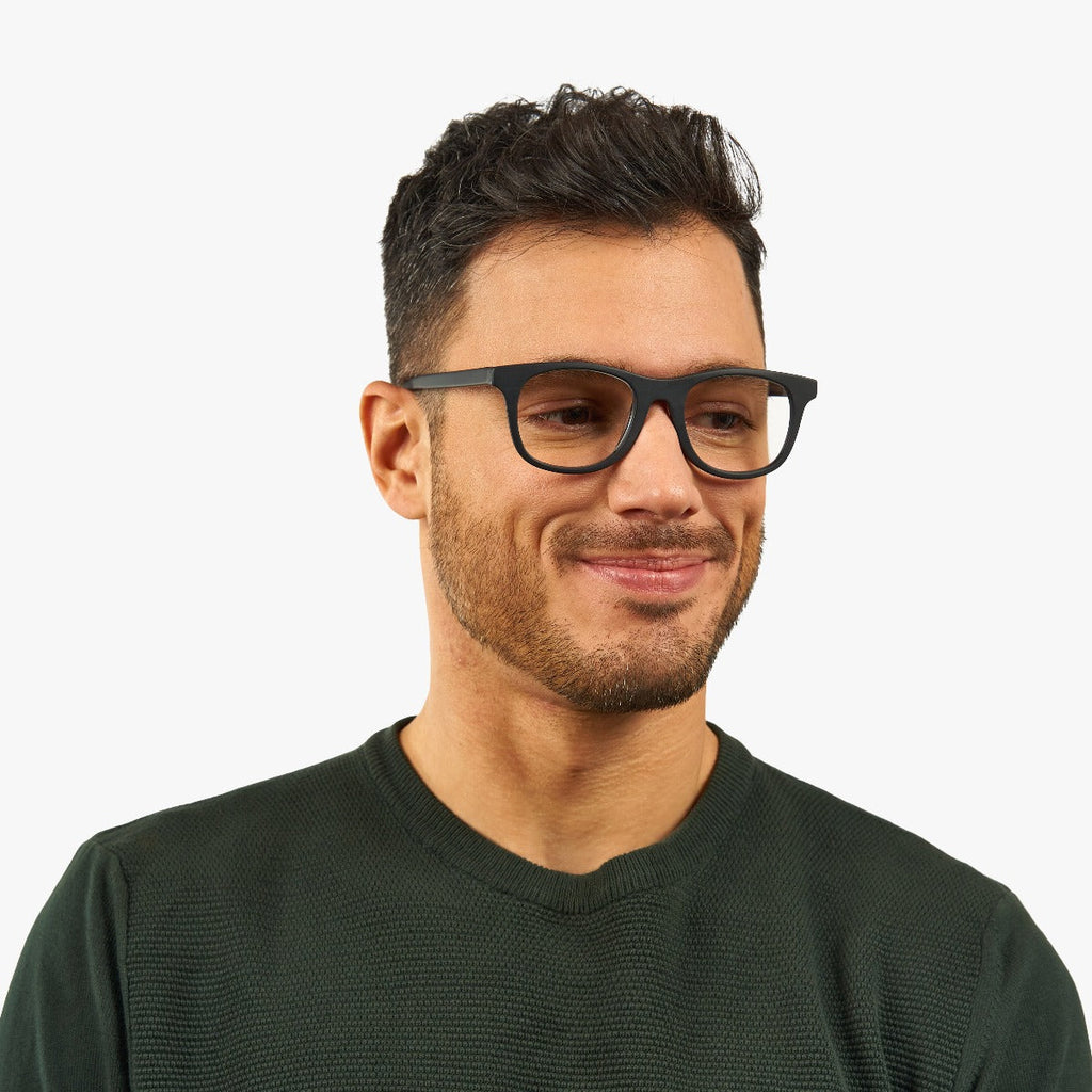 Men's Evans Black Reading glasses - Luxreaders.fi