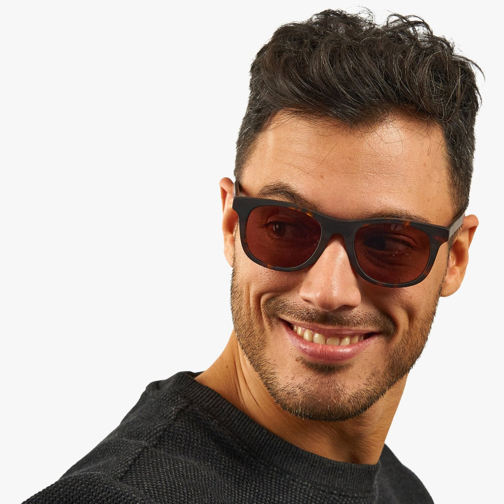 Men's Evans Dark Turtle Sunglasses - Luxreaders.fi