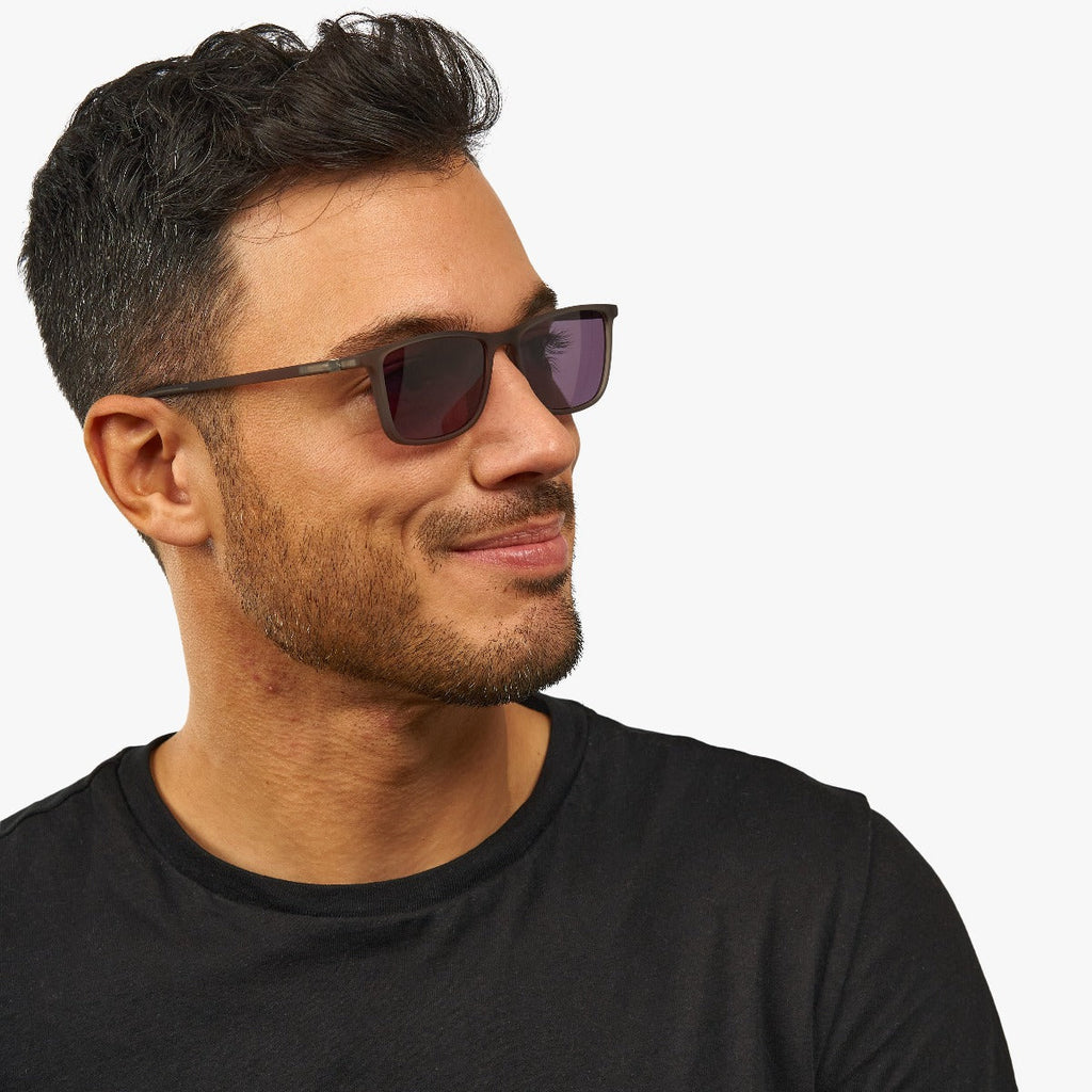 Men's Lewis Grey Sunglasses - Luxreaders.fi