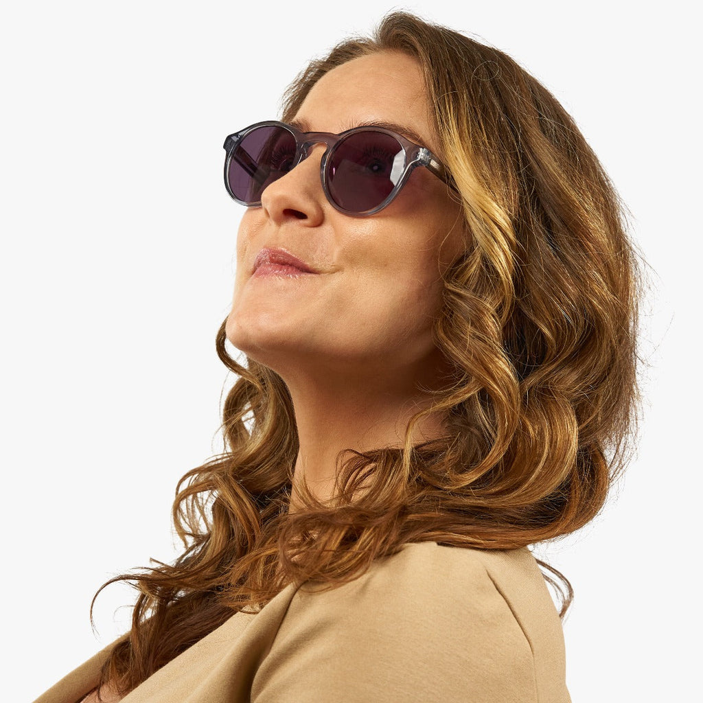 Women's Morgan Crystal Grey Sunglasses - Luxreaders.fi