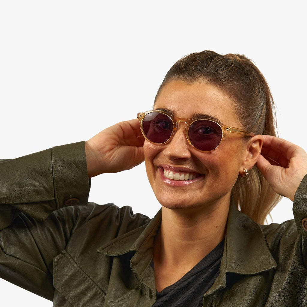 Women's Morgan Crystal Lemon Sunglasses - Luxreaders.fi