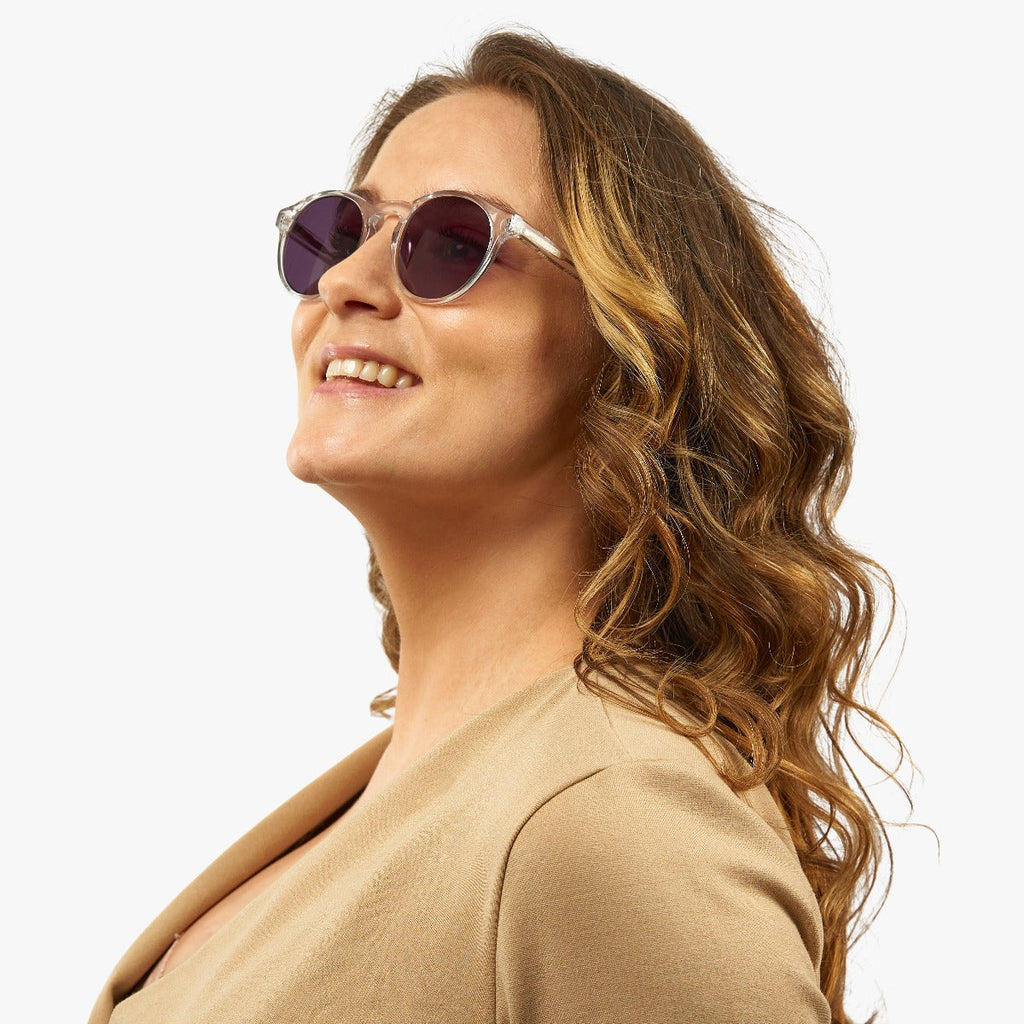 Women's Morgan Crystal White Sunglasses - Luxreaders.fi