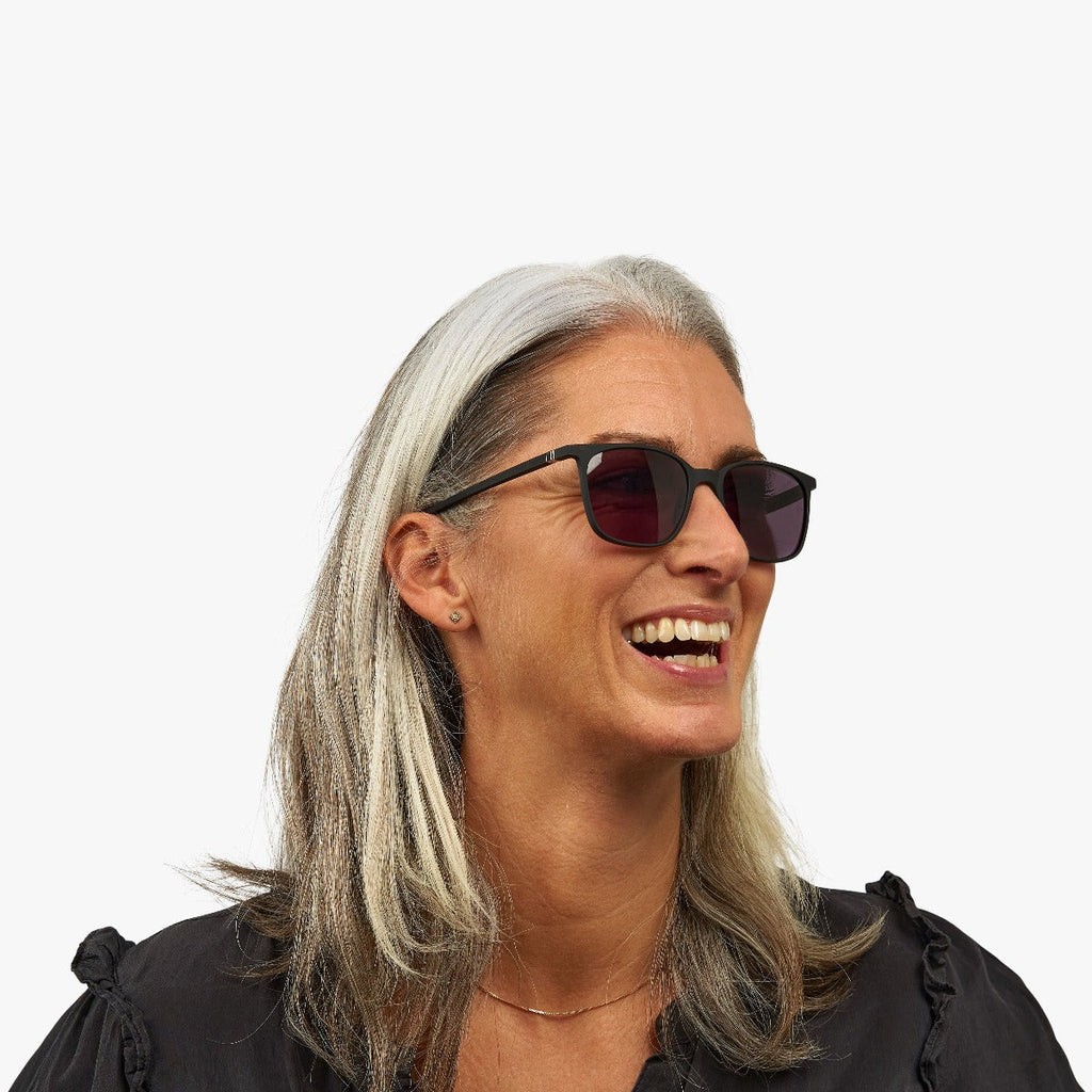 Women's Riley Black Sunglasses - Luxreaders.fi