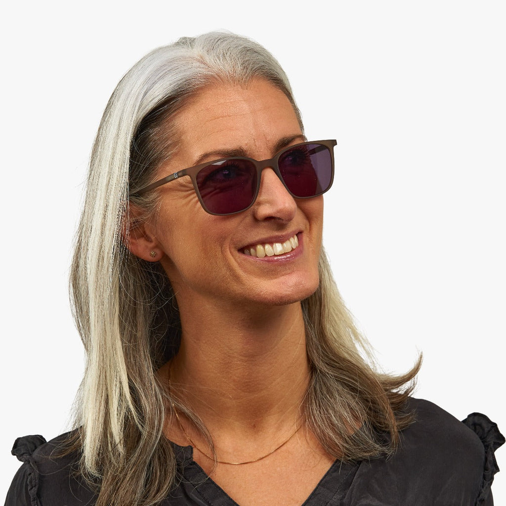 Women's Riley Grey Sunglasses - Luxreaders.fi