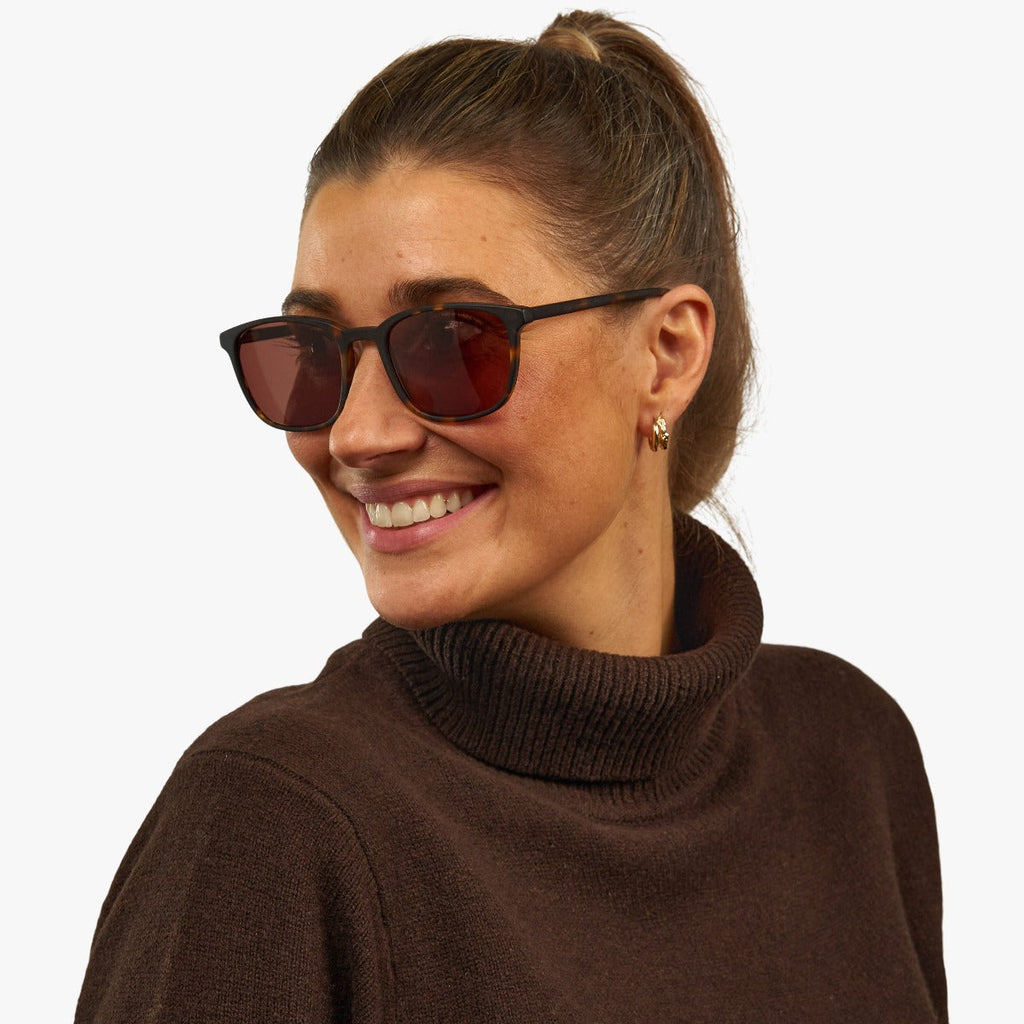 Women's Taylor Dark Turtle Sunglasses - Luxreaders.fi