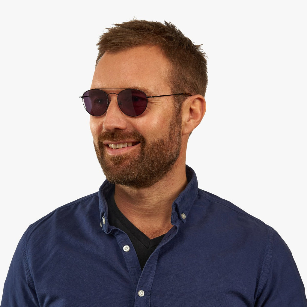 Men's Williams Black Sunglasses - Luxreaders.fi