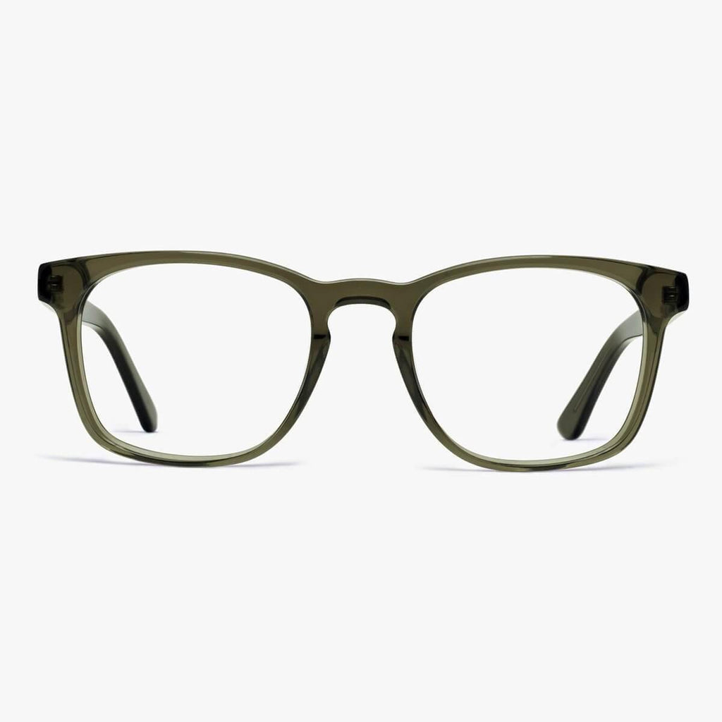 Osta Men's Baker Shiny Olive Reading glasses - Luxreaders.fi