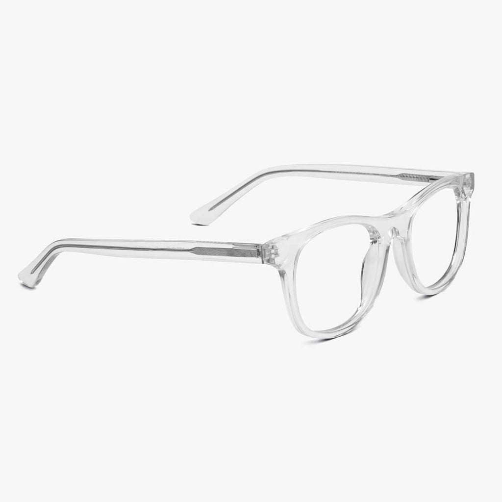 Men's Evans Crystal White Reading glasses - Luxreaders.fi