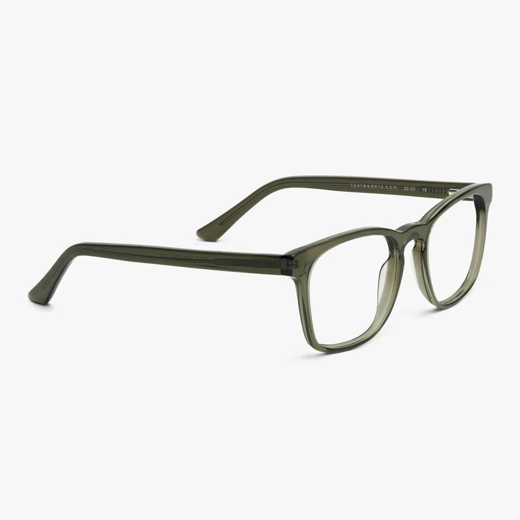 Baker Shiny Olive Reading glasses - Luxreaders.fi