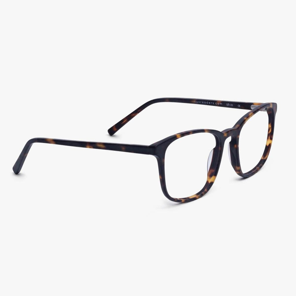 Men's Taylor Dark Turtle Blue light glasses - Luxreaders.fi