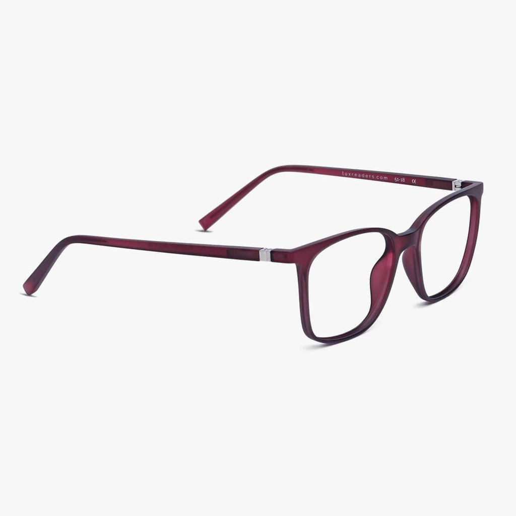 Riley Red Reading glasses - Luxreaders.fi