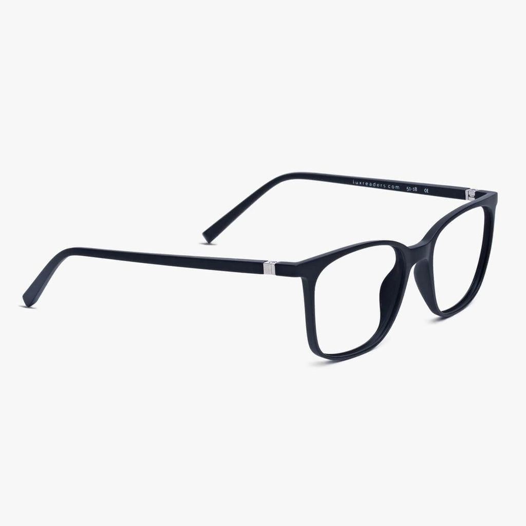 Men's Riley Black Reading glasses - Luxreaders.fi