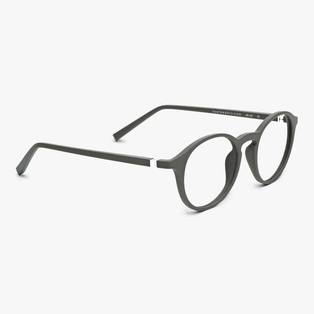 Wood Dark Army Reading glasses - Luxreaders.fi