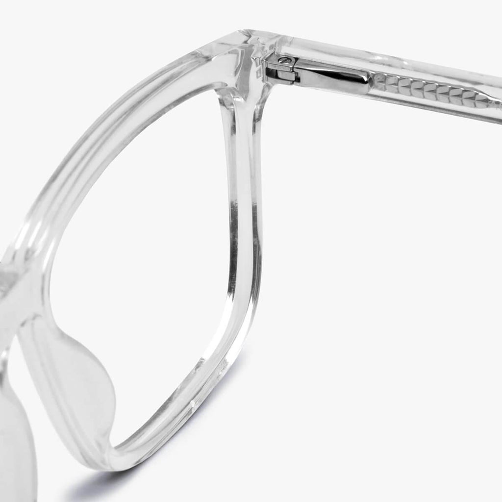 Adams Crystal White Blue light glasses - Luxreaders.fi