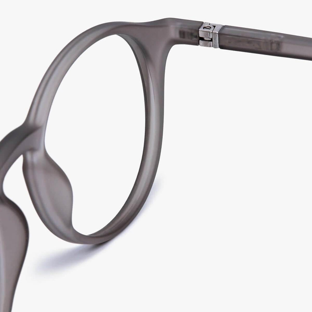 Women's Wood Grey Blue light glasses - Luxreaders.fi