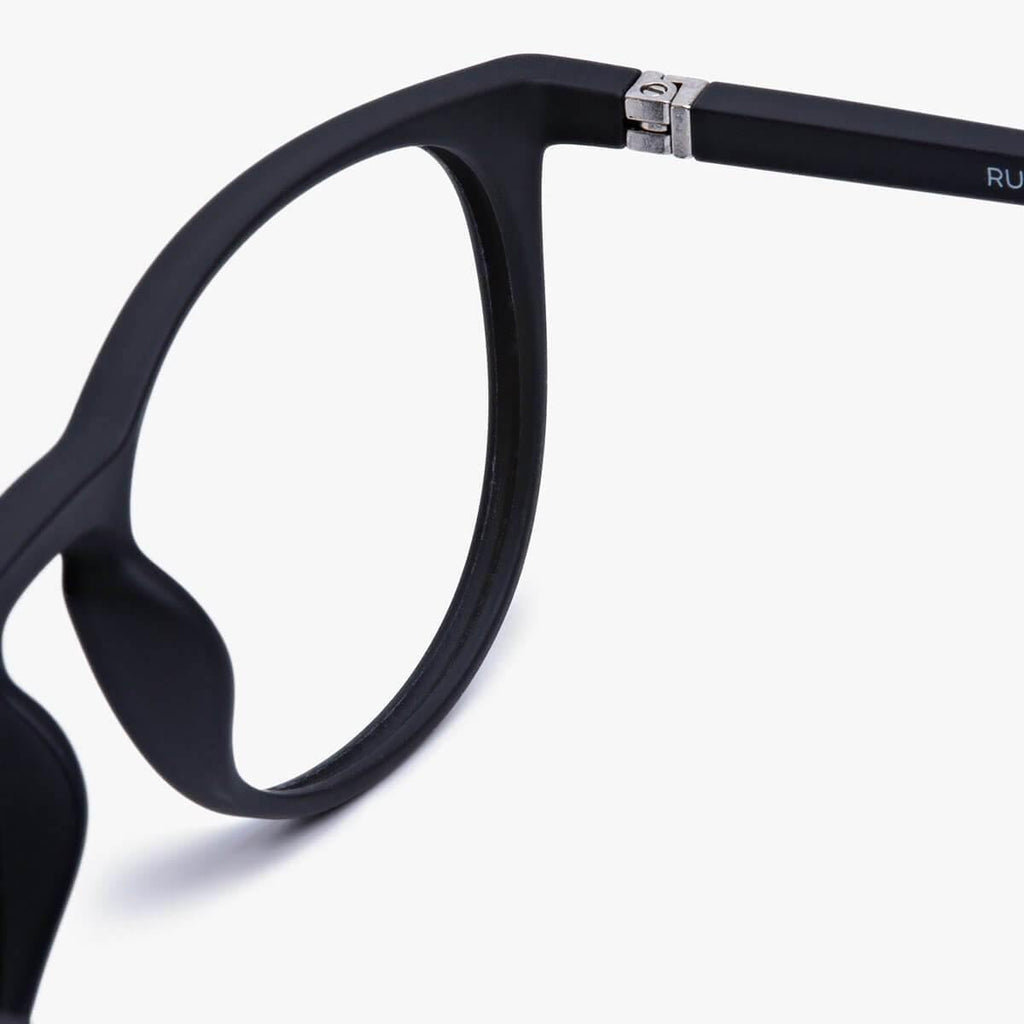 Men's Edwards Black Reading glasses - Luxreaders.fi