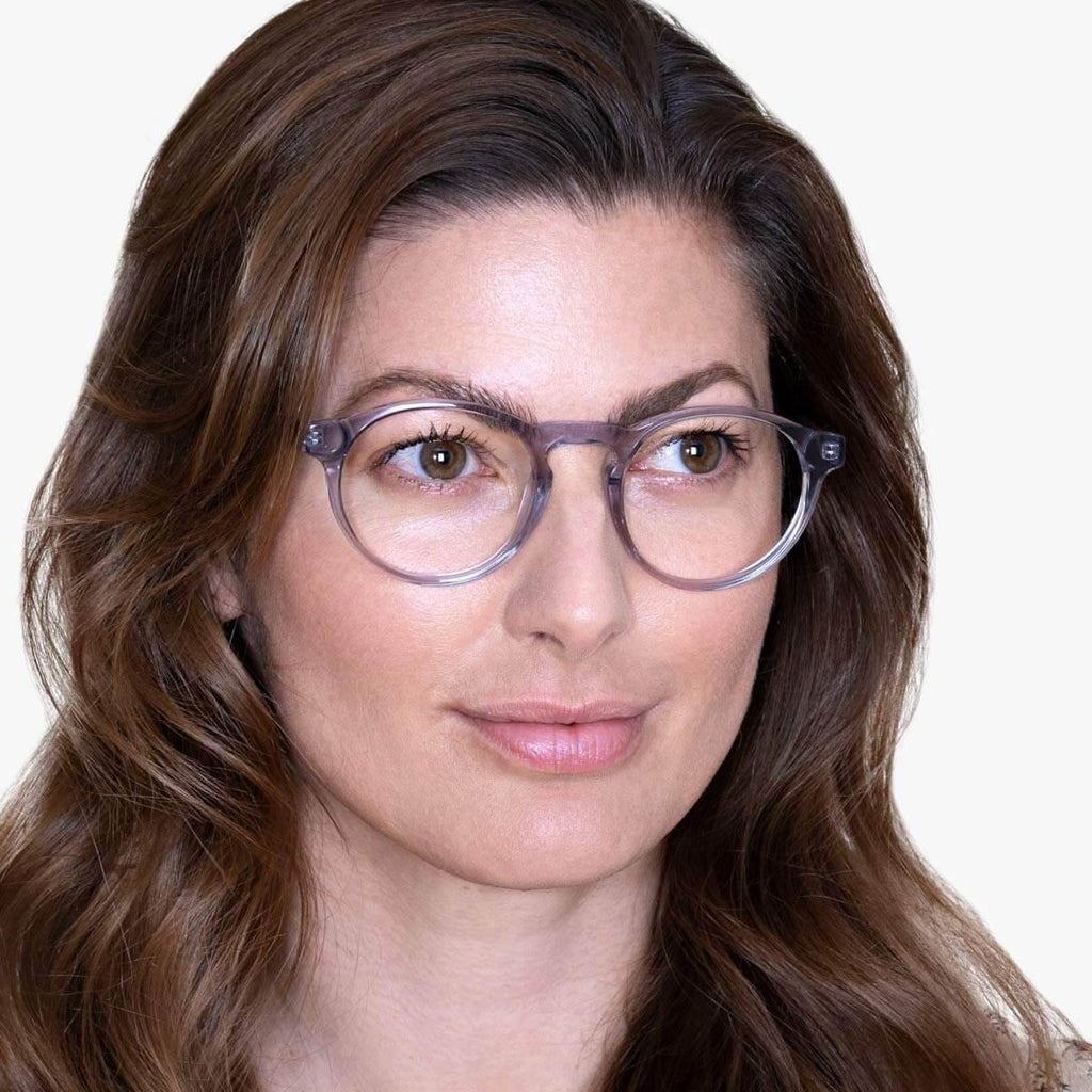 Women's Morgan Crystal Grey Reading glasses - Luxreaders.fi