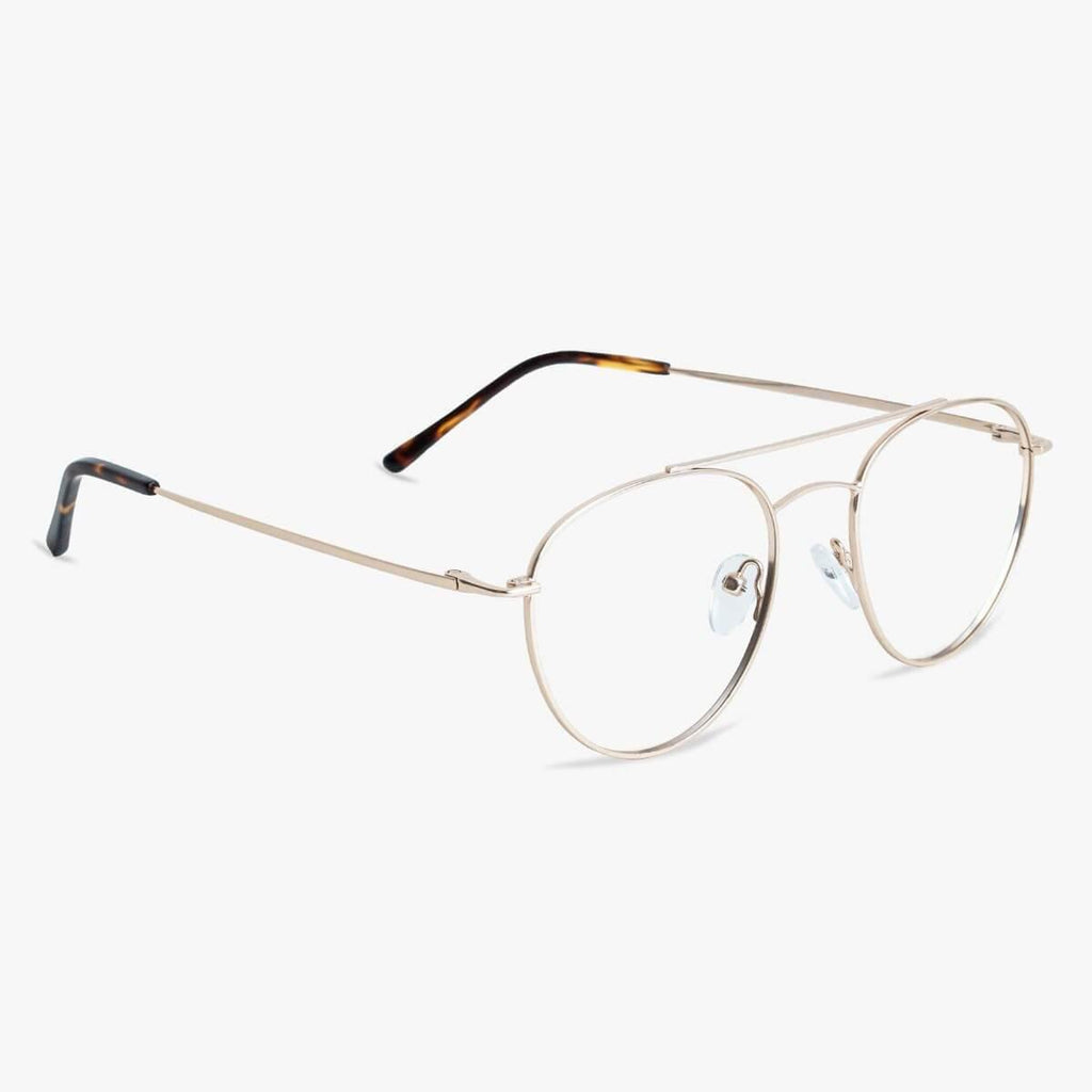 Men's Williams Gold Reading glasses - Luxreaders.fi
