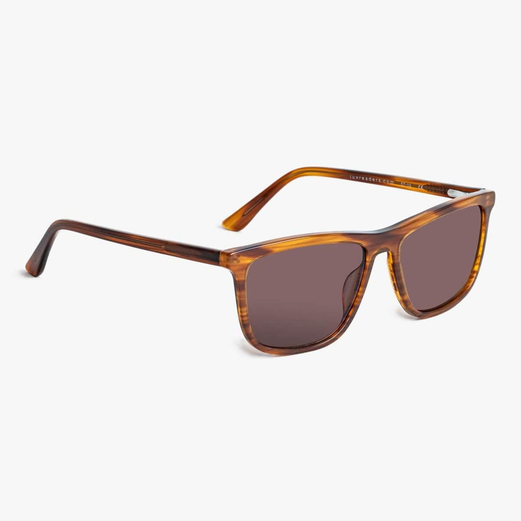 Adams Shiny Walnut Sunglasses - Luxreaders.fi